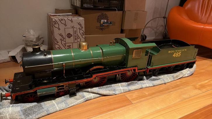 Livesteam 5inc stoomlocomotief Maid of Kent LBSC Stoomtrein, Hobby en Vrije tijd, Modeltreinen | Overige schalen, Locomotief, Gelijkstroom