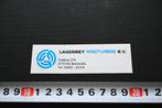 sticker barneveld LAGERWEY WINDTURBINE BV, Ophalen, Zo goed als nieuw