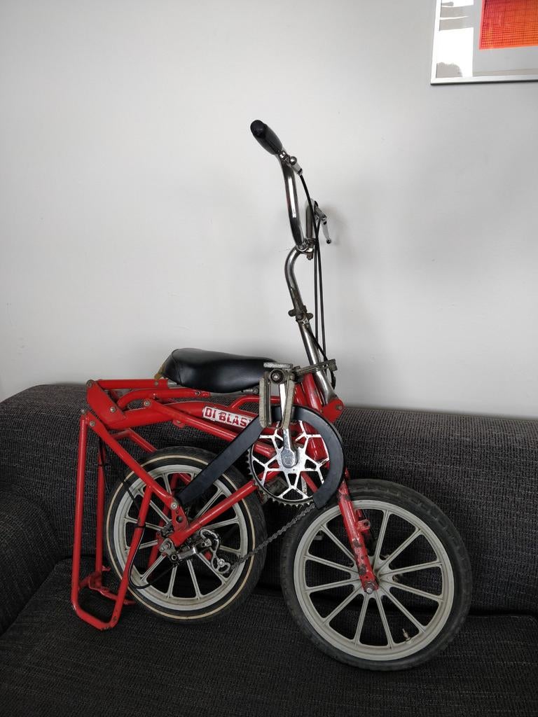 Di Blasi vintage vouwfiets, Fietsen en Brommers, Gebruikt, 16 tot 18 inch, Versnellingen, Totaal opvouwbaar