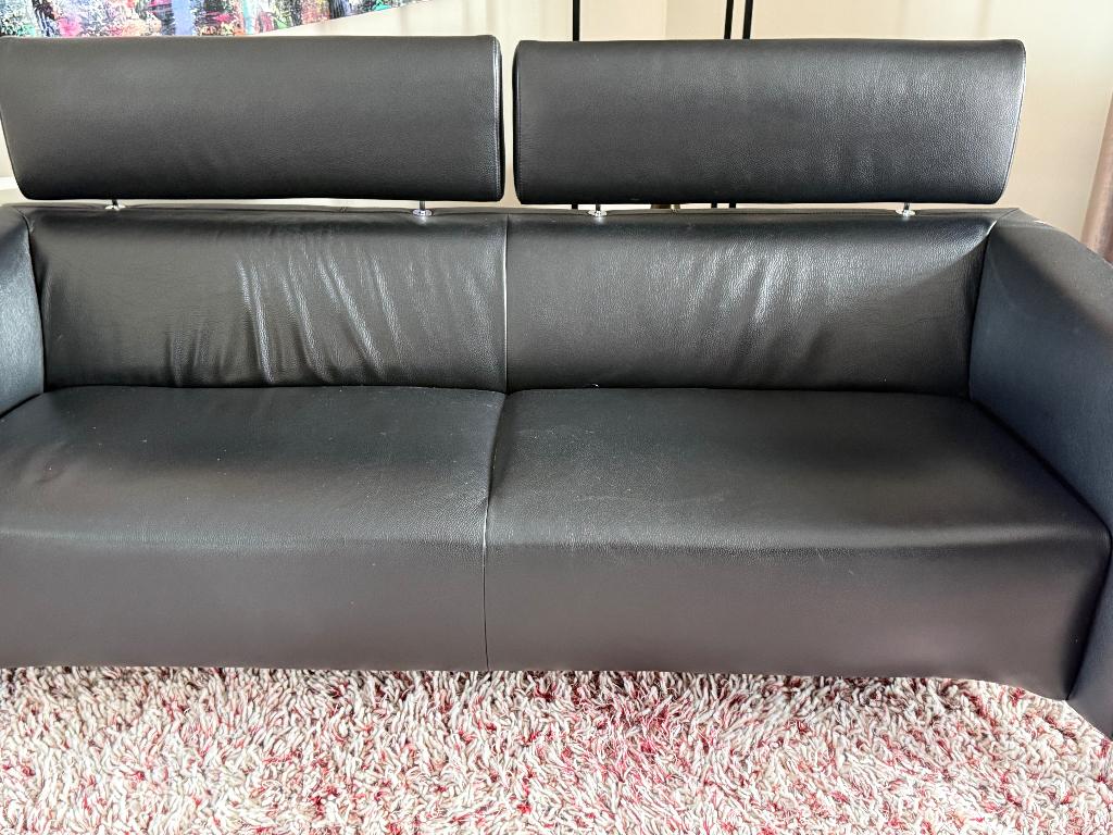 Leolux bankstel 2 & 3 zits, Huis en Inrichting, Banken | Bankstellen, Ophalen, 150 tot 200 cm, Zo goed als nieuw, Rechte bank