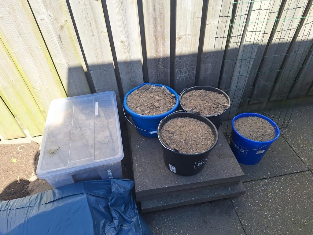 5 emmers zand, Ophalen, Overige materialen