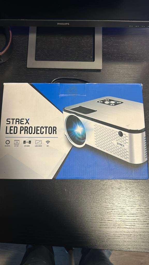 Strex Led Projector, Audio, Tv en Foto, Beamers, HD (720), LED, Strex, Ophalen of Verzenden
