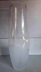 Hoge glazen vaas met melkglas van Riviera Maison, Ophalen, Overige kleuren, Minder dan 50 cm, Glas