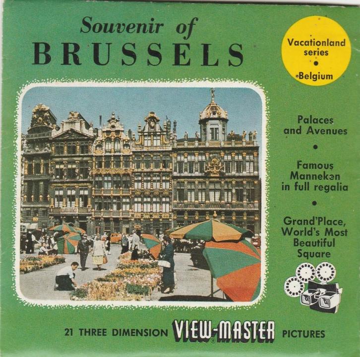 ZGAN view master BRUSSEL BELGIË viewmaster, Verzamelen, Speelgoed, Zo goed als nieuw, Verzenden