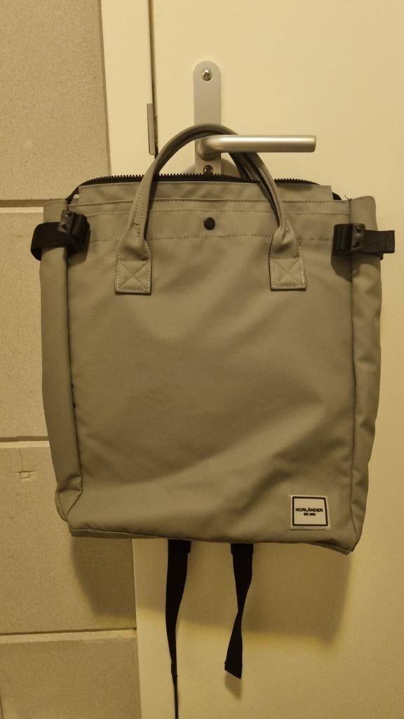 Nordlander fietstas / rugzak grijs, Fietsen en Brommers, Ophalen, Zo goed als nieuw, Norländer