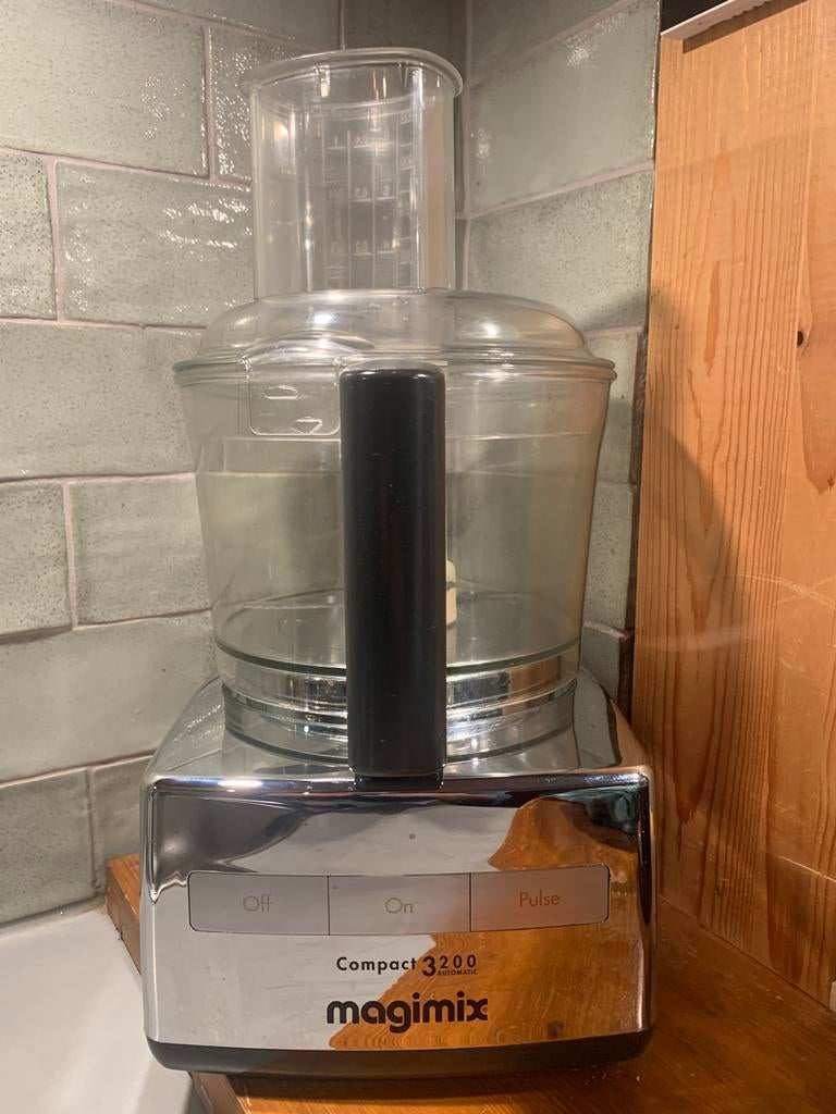 Magimix Compact 3200 Foodprocessor - Zeer Goede Staat, Ophalen, Zo goed als nieuw, 2 tot 3 liter, Vaatwasserbestendig