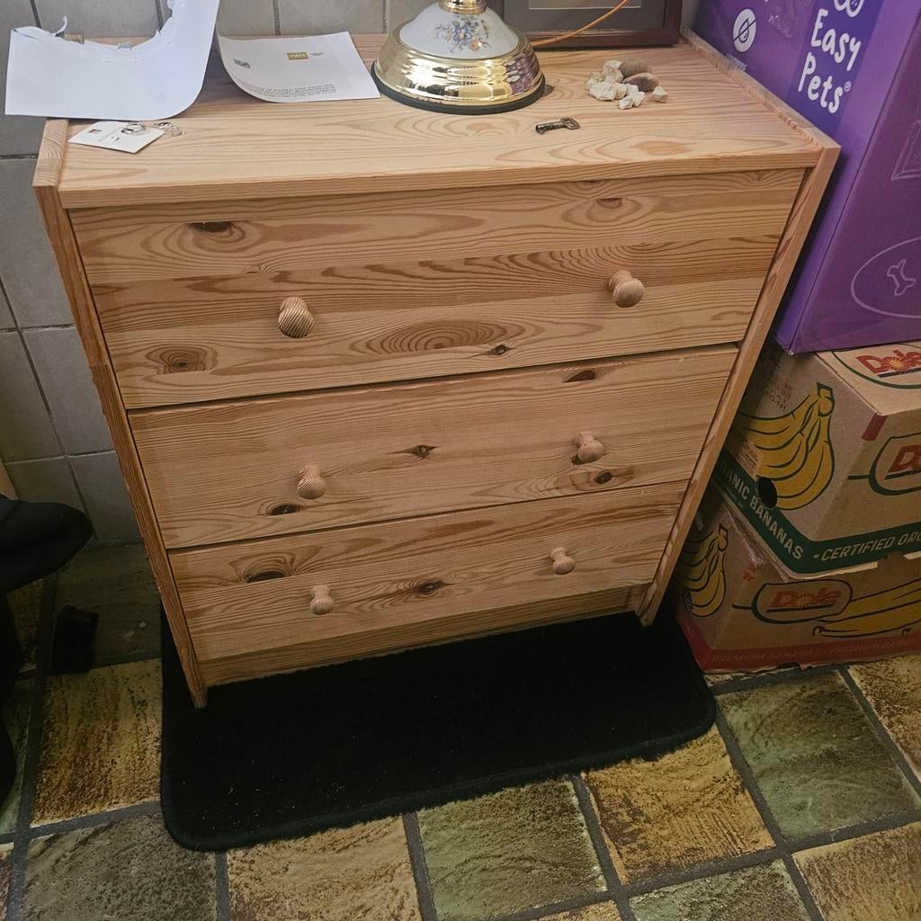 Lade kastje, Ophalen, 50 tot 100 cm, 3 of 4 laden, Minder dan 100 cm