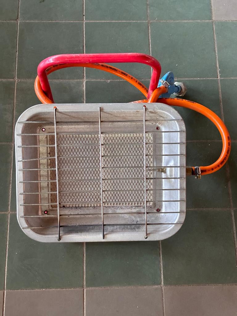 Reecon RE5000FS gasverwarmer Rood Metaal, Ophalen of Verzenden, Gebruikt, Gas, Vloer