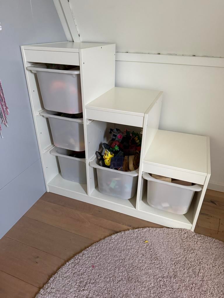 IKEA Trofast opbergcombinatie met 4 bakken, Ophalen, Gebruikt