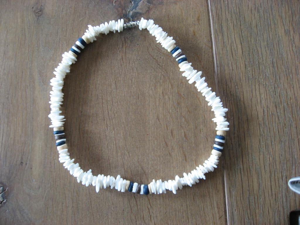 diverse nieuwe stoere heren kettingen met kralen/steentjes, Verzenden, Nieuw, Zilver, Overige materialen