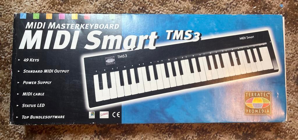 Terratec Midi masterkeyboard TMS3, Ophalen, Gebruikt