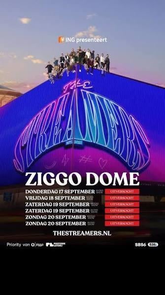 The Streamers 19 september, Tickets en Kaartjes