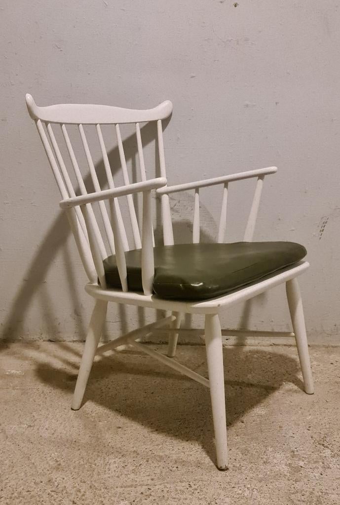 Vintage, design stoel Thomas Harlev. Fauteuil., Ophalen, Farstrup Denemarken, Eén