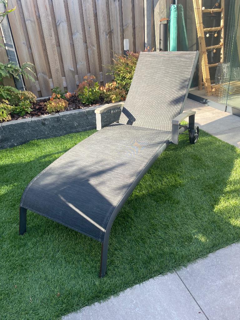 Ligbed bois le duc, Ophalen, Zo goed als nieuw, Aluminium, Verstelbaar