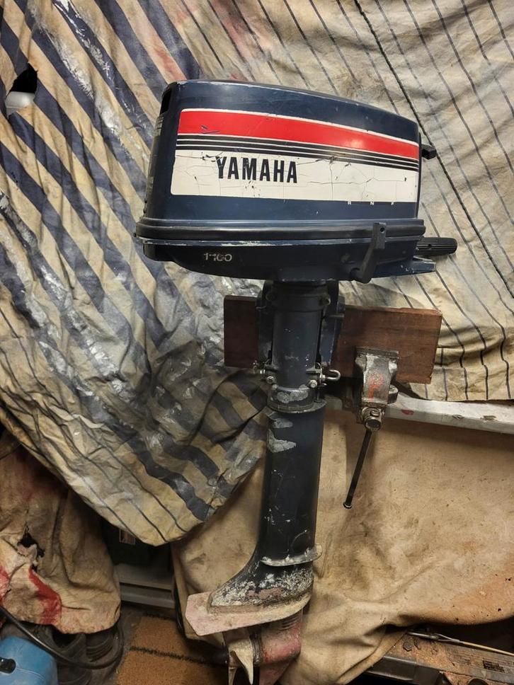 Yamaha 4pk 2takt langstaart buitenboordmotor, Watersport en Boten, Bootonderdelen, Gebruikt, Motor en Techniek, Zeilboot of Motorboot