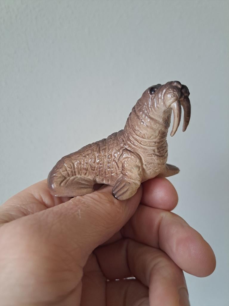 Walrus van Newray, hard rubber 7x3.5x5cm, Ophalen of Verzenden, Zo goed als nieuw, Wild dier, Beeldje of Figuurtje
