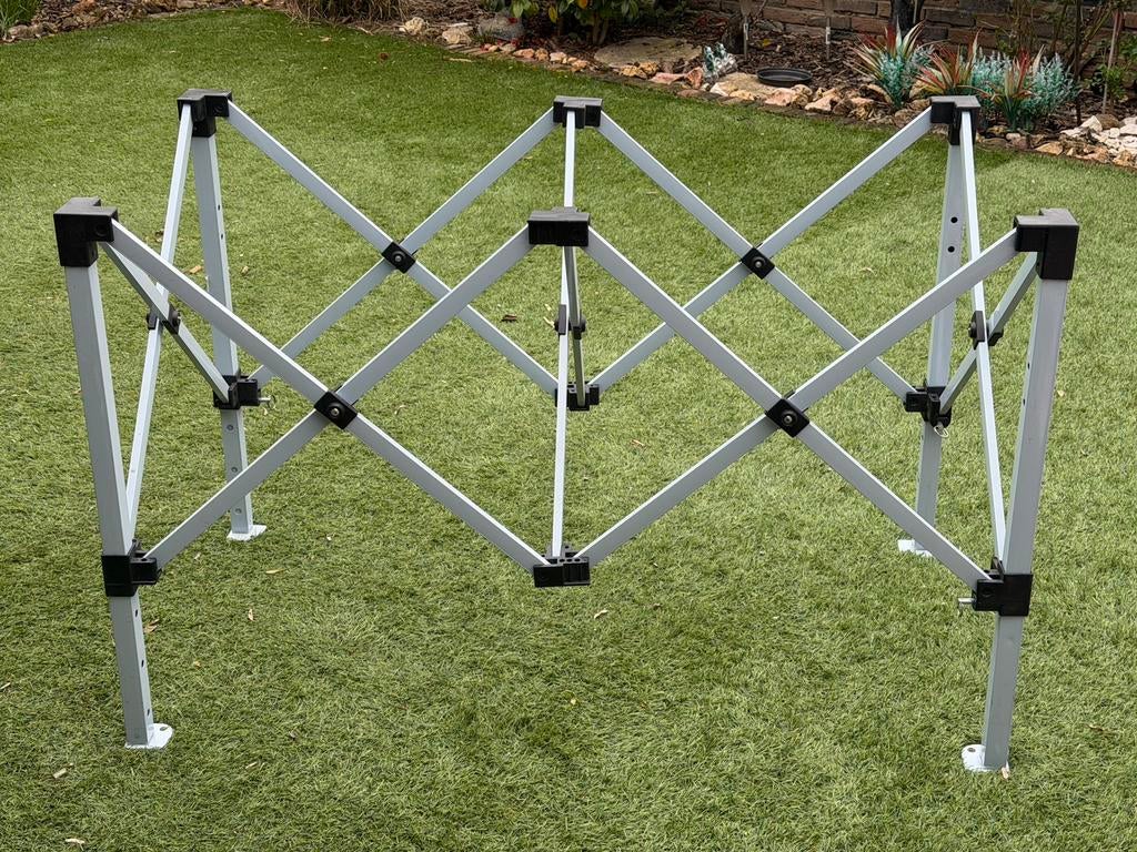 Te koop uitschuifbare TAFELS 4x 1 meter, Ophalen, Gebruikt, Rechthoekig, Aluminium