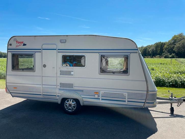 TEC Rubin 420 1999, Caravans en Kamperen, Caravans, Particulier, tot en met 4, 750 - 1000 kg, Standaardzit, T.E.C., Dwarsbed, 4 tot 5 meter