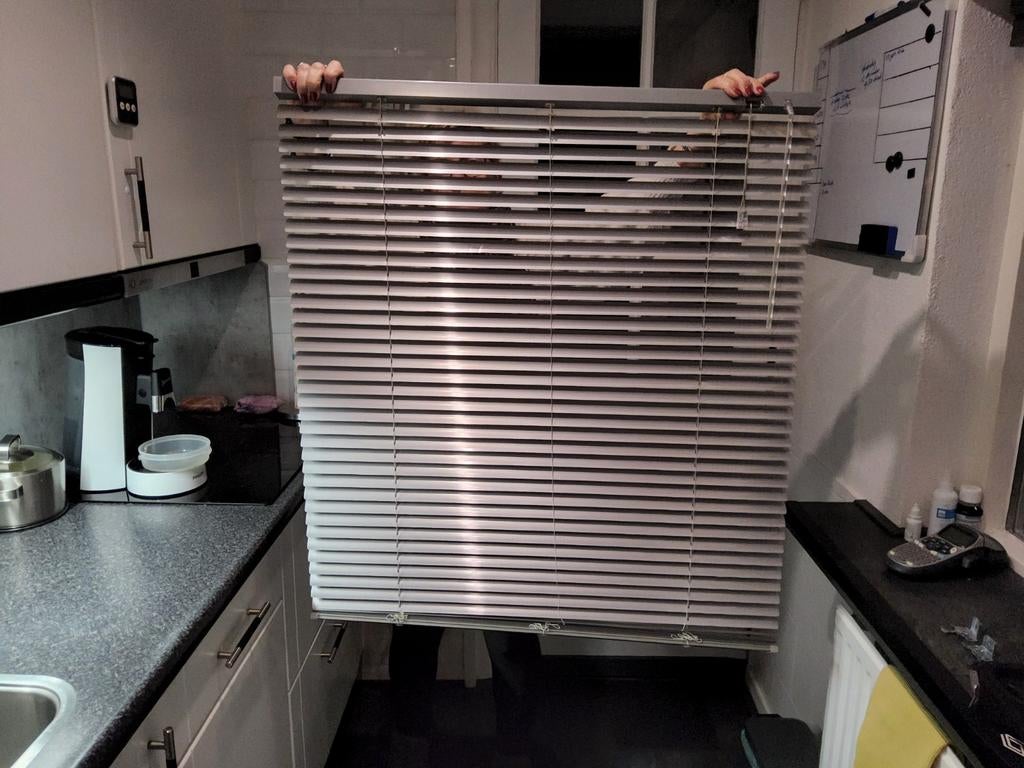 Aluminium jaloezie in een stijlvolle grijze kleur. jaloezie, Auto-onderdelen, Ophalen of Verzenden