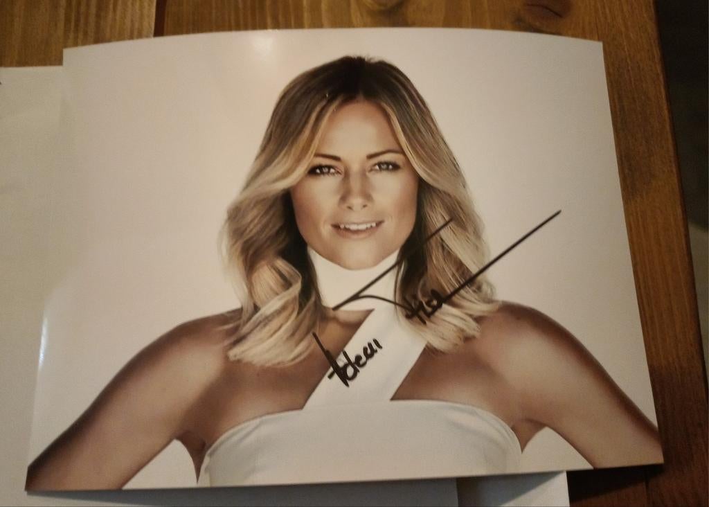Helene Fischer handtekening gesigneerde foto 20x15cm, Verzamelen, Ophalen of Verzenden, Zo goed als nieuw, Foto of Kaart