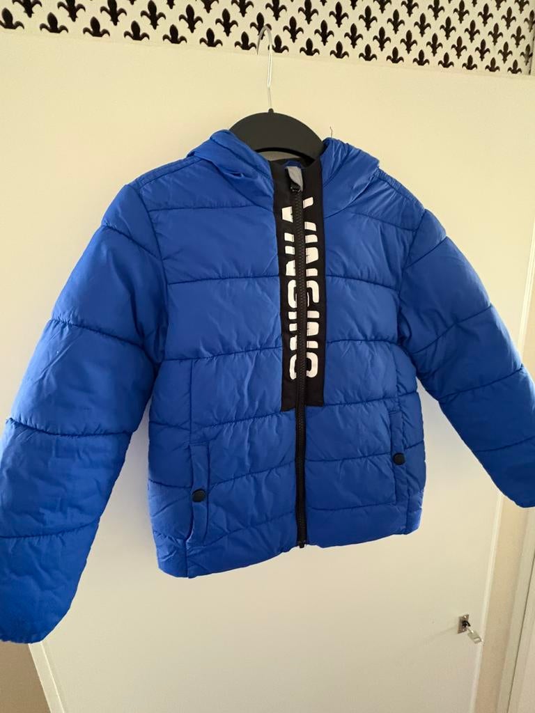 Gewatteerde winterjas Vingino, Ophalen of Verzenden, Zo goed als nieuw, Overige maten, Blauw