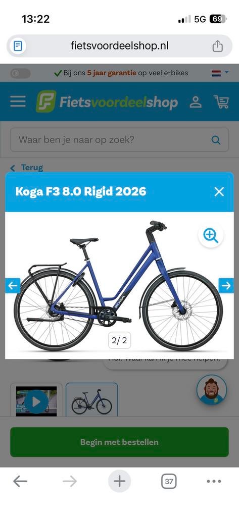 Koga, Ophalen of Verzenden, Zo goed als nieuw