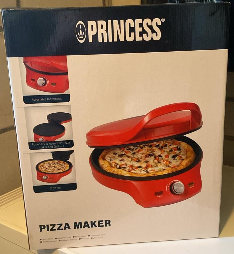 Princess pizza maker, Ophalen of Verzenden, Zo goed als nieuw, Tafelgrill