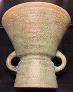 MOBACH - Grote Vintage Keramiek Groene Vaas, Huis en Inrichting, Ophalen, Gebruikt, Aardewerk of Porselein, Minder dan 50 cm