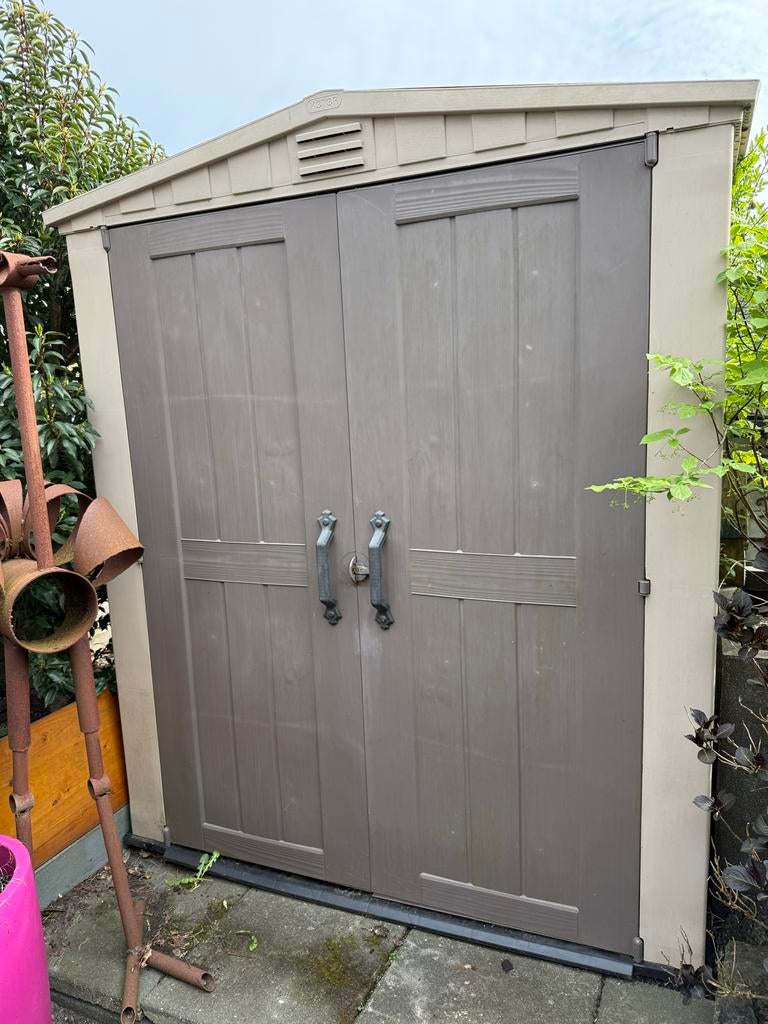 Keter kunststof tuinhuisje, Kunststof, Gebruikt, Tuinhuis, Minder dan 200 cm