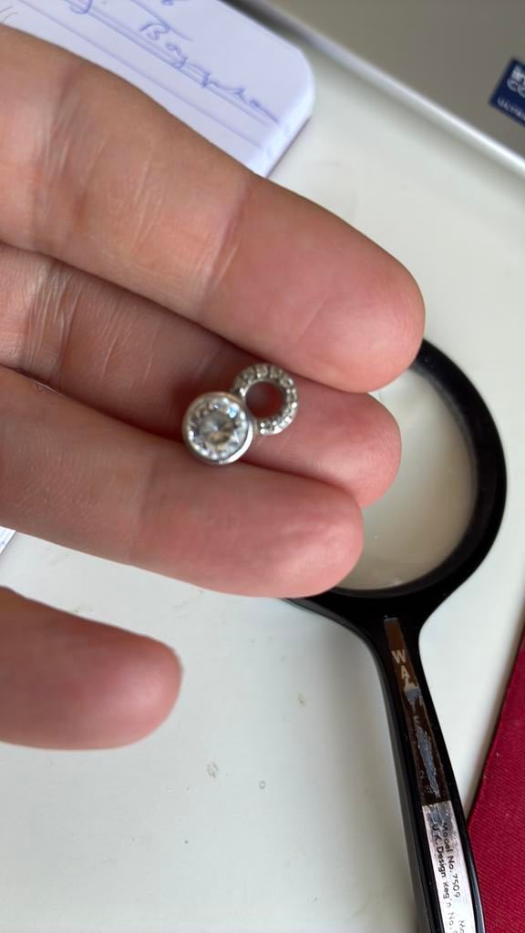 ti sento 925 sterling zilver hanger, Ophalen of Verzenden, Zo goed als nieuw, Zilver