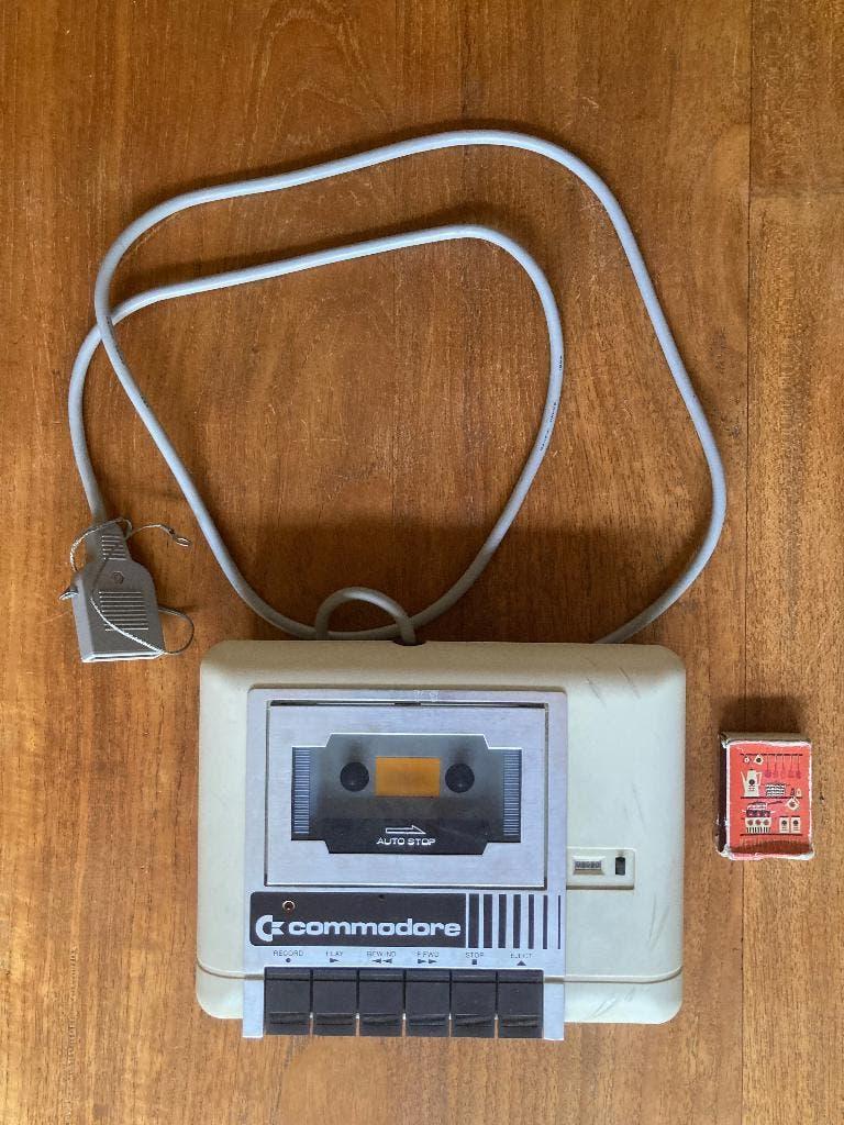 Commodore 64 datassette jaren 70 computer cassette vintage, Ophalen of Verzenden, Zo goed als nieuw