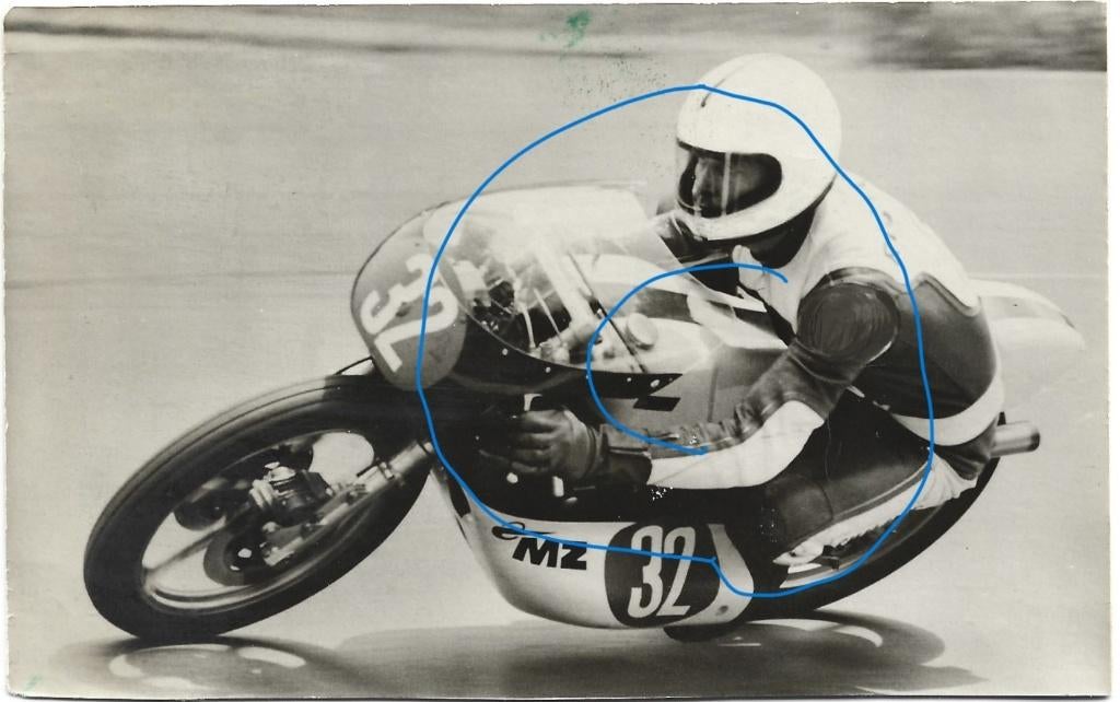 MZ RE no 32 motorsport racemotor motor foto, Verzenden, Zo goed als nieuw, Motoren