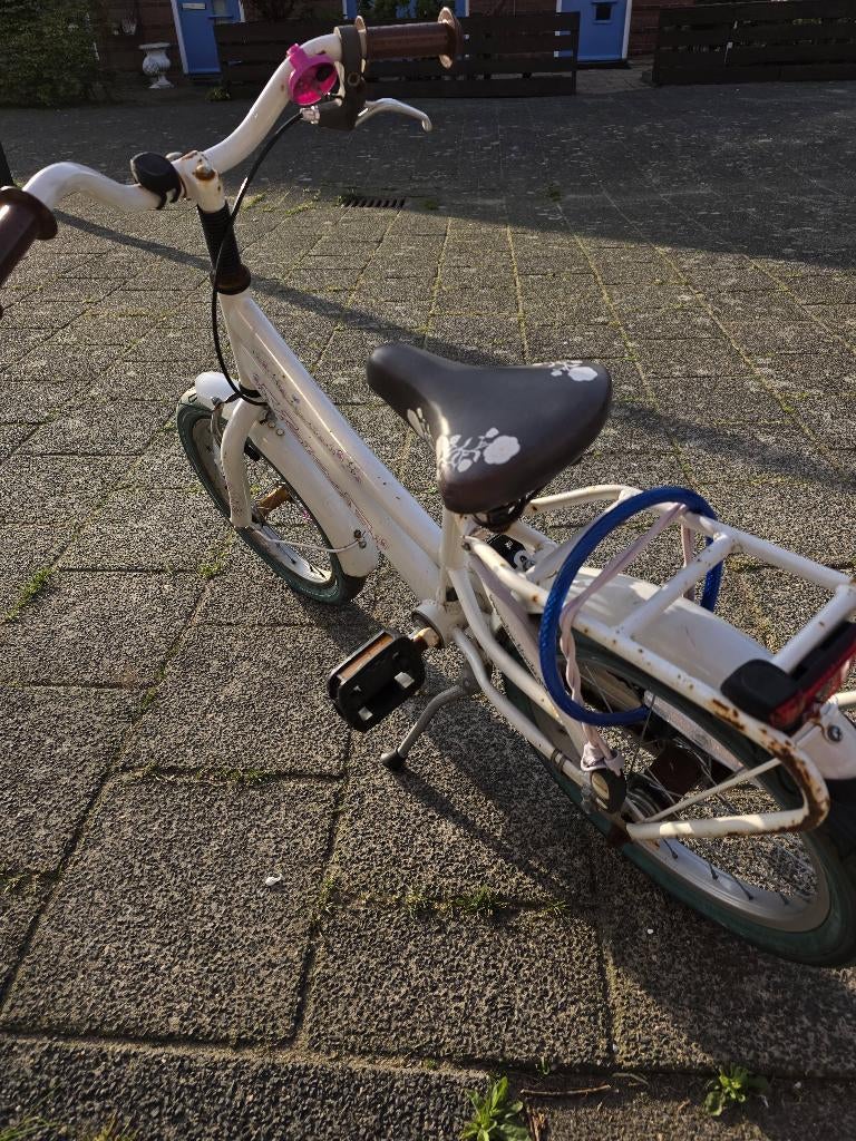 Meisjes fiets, Fietsen en Brommers, Fietsen | Meisjes, Ophalen, Gebruikt, Volare, Handrem