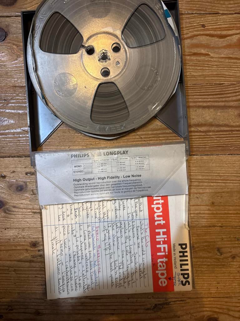 Ampex en Philips Hi-Fi banden met opnames, Ophalen of Verzenden, Onderdeel, Met banden