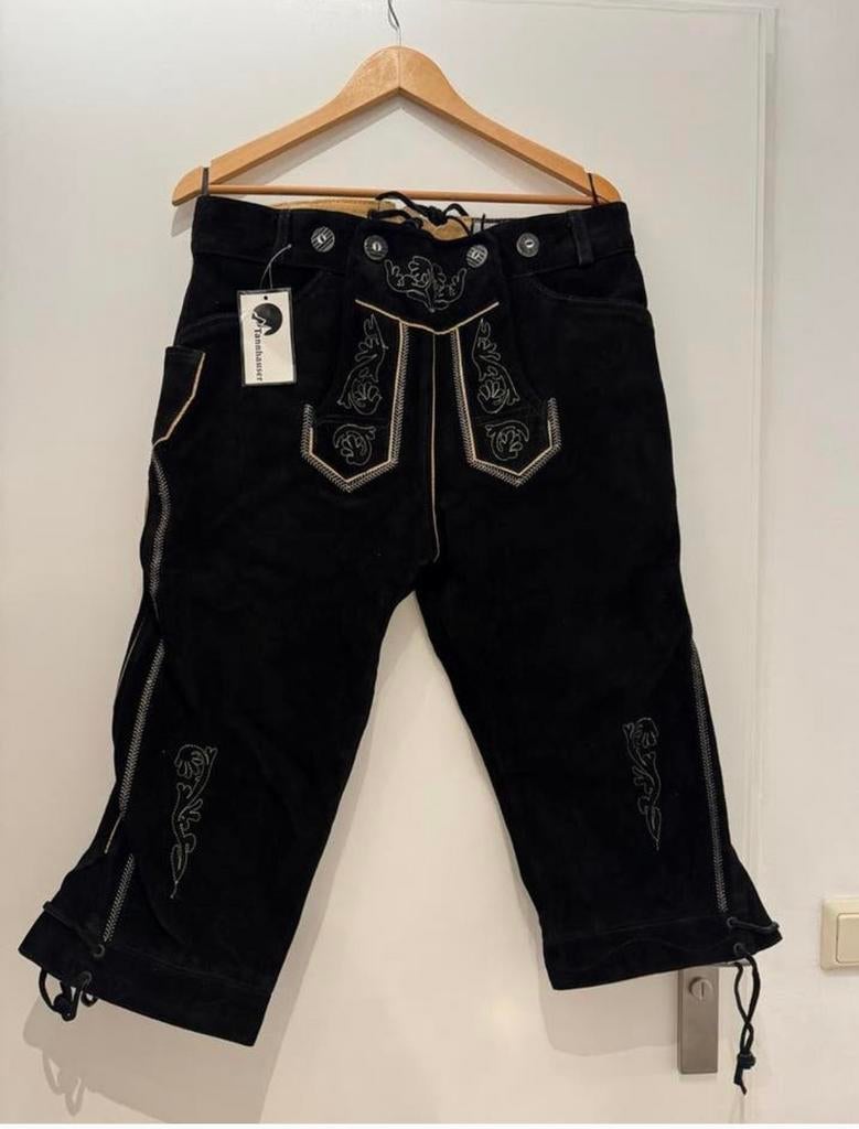 Tannhauser Tiroler Suéde broek maat 50/52 Nieuw, Kleding | Heren, Carnavalskleding en Feestkleding, Maat 48/50 (M), Nieuw, Ophalen of Verzenden