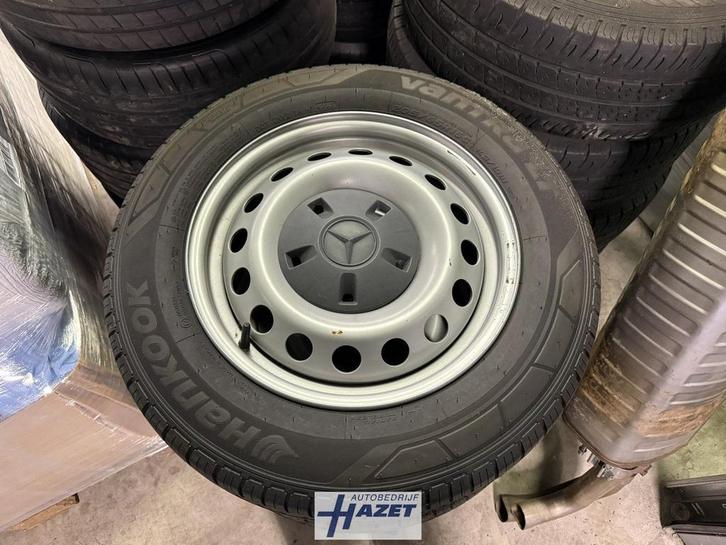 Mercedes-Benz Vito originele velgen + goede banden, Auto-onderdelen, Banden en Velgen, Banden en Velgen, Zomerbanden, 16 inch