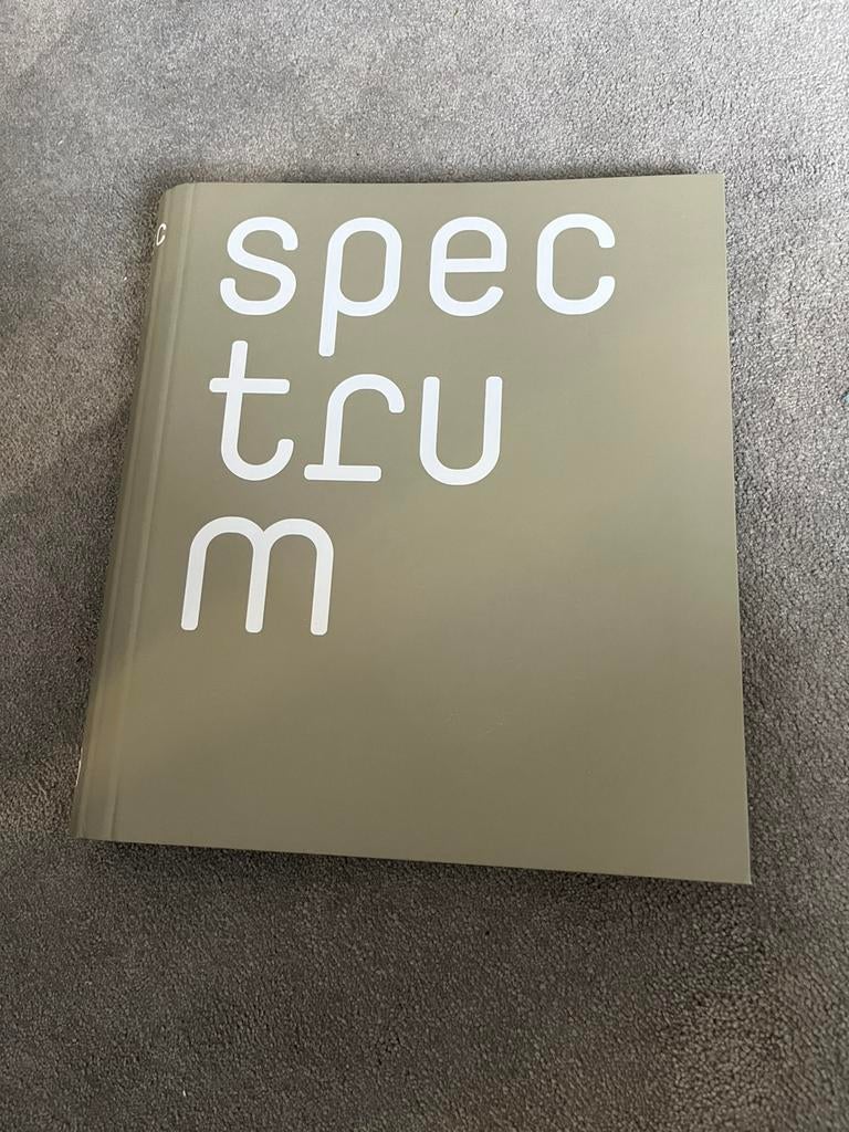T Spectrum Rietveld Visser design collectieboek vintage, Boeken, Ophalen of Verzenden, Zo goed als nieuw
