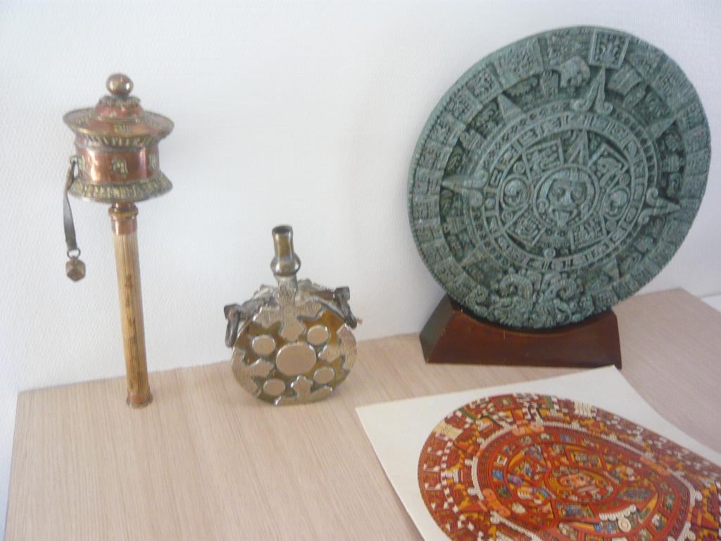 Niet westers kunst; Mexico; Tibet; Marokko en Indonesie, Antiek en Kunst, Kunst | Niet-Westerse kunst, Ophalen of Verzenden