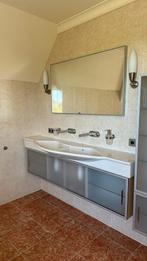 Dubbele Wastafel met inbouwkranen 180cm, Ophalen of Verzenden