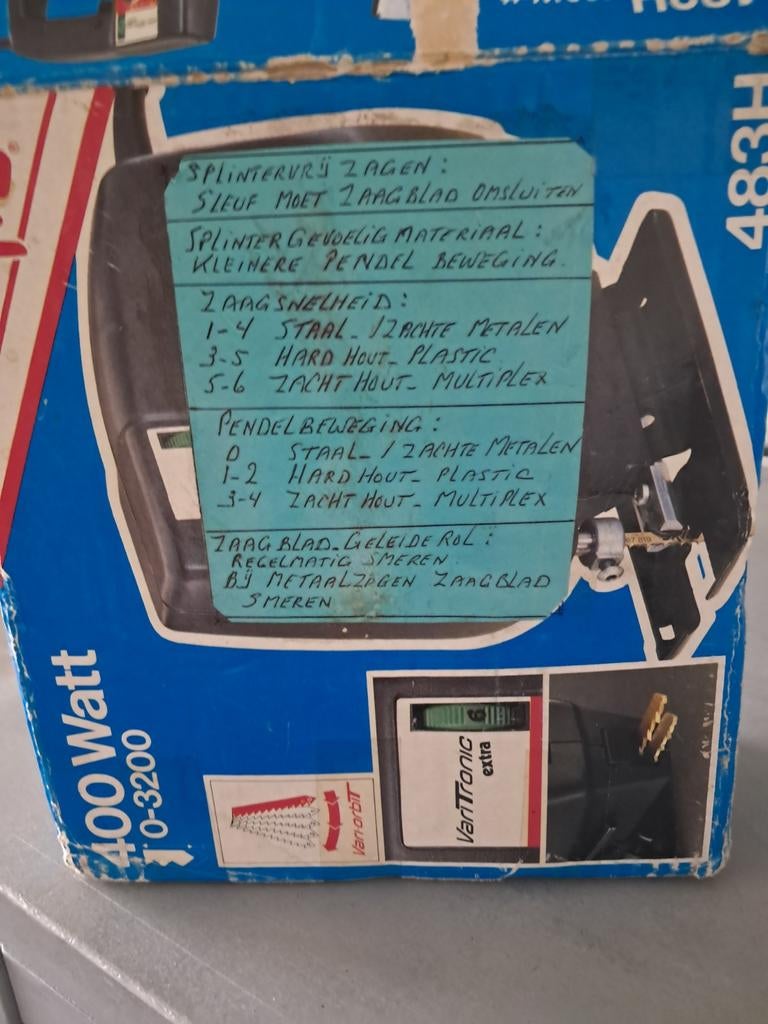 Skil Decoupeerzaag 400 Watt - Vari-Orbit, Gebruikt, Decoupeerzaag, Ophalen of Verzenden, Skil