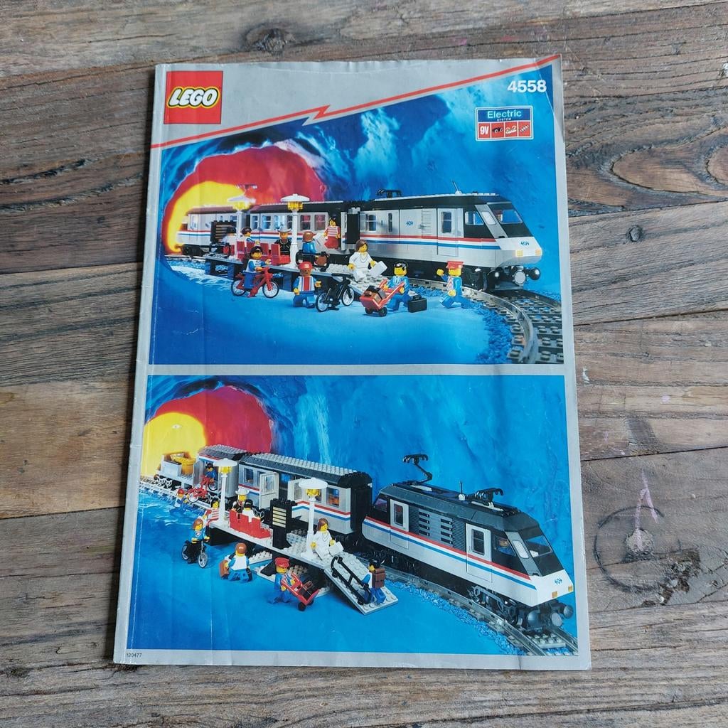 LEGO Trein Instructieboekje 4558 Metroliner, Kinderen en Baby's, Speelgoed | Duplo en Lego, Gebruikt, Lego, Ophalen of Verzenden