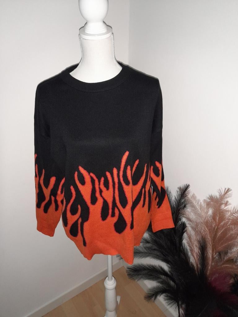 Mooie Trui maat M/L van JCL Zgan!, Kleding | Dames, Maat 38/40 (M), Zwart, Ophalen of Verzenden, Zo goed als nieuw