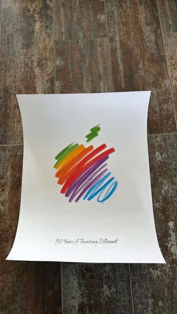 Apple 50 jarige jubileum poster, Ophalen, 2000 tot heden