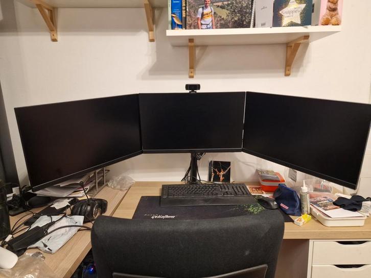 3x MSI Optix G241 Full-HD 144Hz Gaming Monitoren + Arm, Computers en Software, Monitoren, Zo goed als nieuw, 101 t/m 150 Hz, DisplayPort