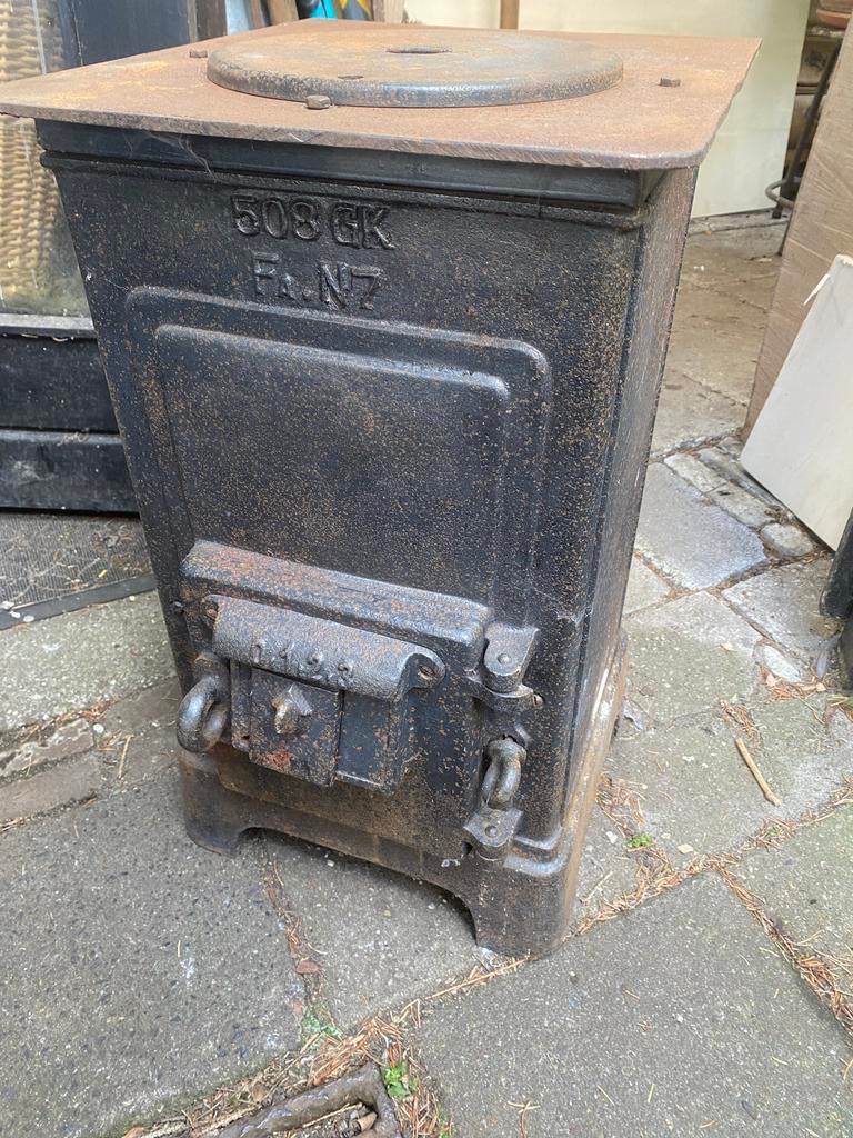 Gietijzeren houtkachel 508 GK, Huis en Inrichting, Kachels, Ophalen, Gebruikt, Houtkachel, Vrijstaand