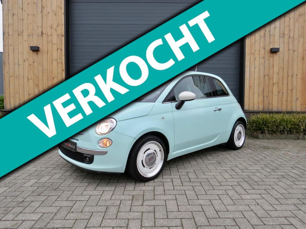 Fiat 500 0.9 TwinAir Turbo Vintage '57 *Airco *Retro *Uniek, Voorwielaandrijving, Gebruikt, 905 kg, Handgeschakeld
