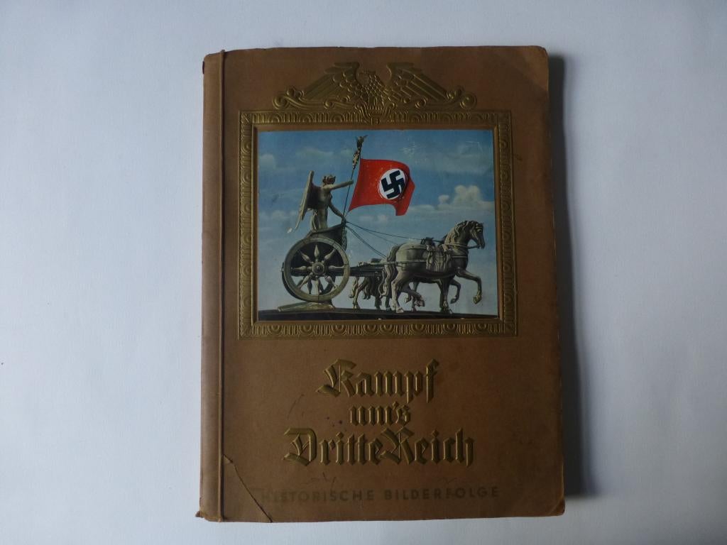 Plaatjesalbum Strijd om het Derde Rijk 1933 met Ernst Röhm  , Ophalen of Verzenden, Gelezen, Plaatjesalbum