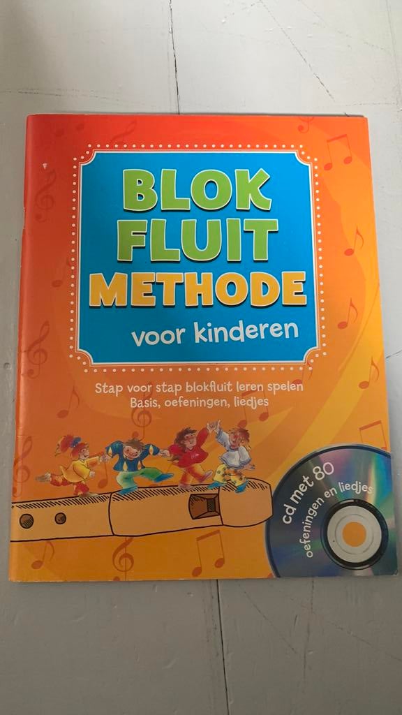 Blokfluit methode voor kinderen, Ophalen of Verzenden, Les of Cursus, Klassiek, Blokfluit