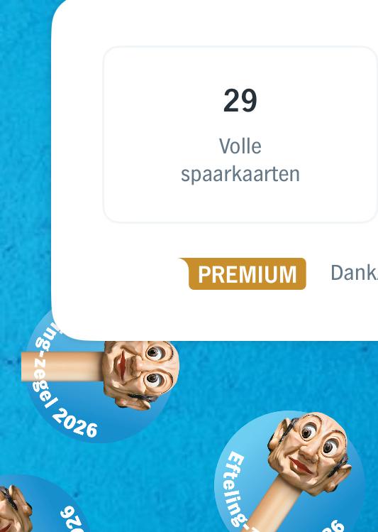 efteling zegels ah / 29 volle spaarkaarten, Ophalen of Verzenden, Zo goed als nieuw