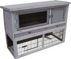 Konijnenhok Loft Cottage Grijs, 110 cm of meer, 60 tot 90 cm, Ophalen of Verzenden, Hok